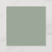 Sage Green Elegance | UAWG mit QR-Code Begleitkarte (Rückseite)