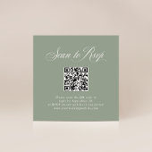 Sage Green Elegance | UAWG mit QR-Code Begleitkarte