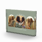 Sage green elegante Arch Multi Foto Best Mum (Rechts)