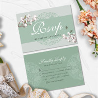 Sage Green Elegante Chinoiserie Chic Wedding Invit