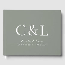 Sage Green Elegante Minimalistisch Hochzeit