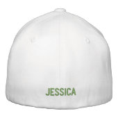 Sage Green Erstellen Sie Ihren eigenen Bridesmaid- Bestickte Baseballkappe (Rückseite)