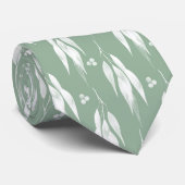 SAGE GREEN EUCALYPTUS BOTANISCHE KRAWATTE (Gerollt)