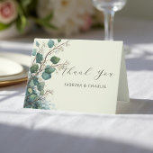 Sage Green Eucalyptus Elegant Foliage Dankeskarte