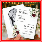 Sage Green Eucalyptus Greenerity FOTO Wedding Einladung