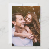 Sage Green Eucalyptus Greenerity Foto Wedding Einladung (Rückseite)