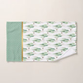 SAGE GREEN EUCALYPTUS SPOT GOLD BADEZIMMER TOWEL S BADHANDTUCH SET (Handtuch)