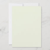 Sage Green Eucalyptus Watercolor Greenery Wedding Einladung (Rückseite)
