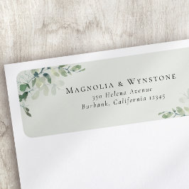 Sage Green Eucalyptus Wedding Return