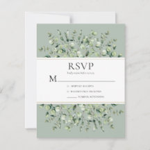Sage Green Eucalyptus Wedding