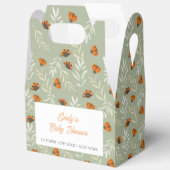 Sage Green Fall Ladybug Grüne Babydusche Geschenkschachtel (Offen)
