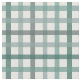 Sage Green Farmhouse Gingham Kariert Tartan Muster Stoff