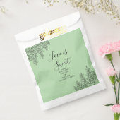 Sage Green Fern Leaf Wedding Geschenktütchen (Versiegelt)