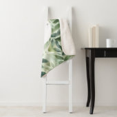 Sage Green Flora Elegante Sherpadecke (Beispiel)