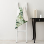 Sage Green Flora Elegante Sherpadecke (Beispiel)