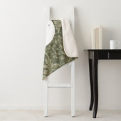 Sage Green Flora Elegantes Ambiente Sherpadecke (Beispiel)