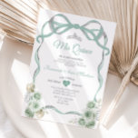 Sage Green Floral Bow Ribbon Silver Mis Quince Einladung<br><div class="desc">EDITABLE Sage Green Floral Bow Ribbon Silver Crown Mis Quince Einladung Elegant Quinceañera Sage Green Floral Prinzessin Birthday Einladung Silver Crown Mis Quince 15 Anos,  16. Geburtstagspartei</div>