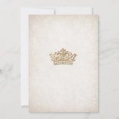 Sage Green Floral Dress Quinceañera Einladung (Rückseite)