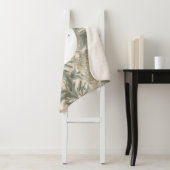 Sage Green Floral Elegant Sherpadecke (Beispiel)