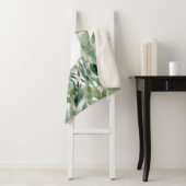 Sage Green Floral Elegant Sherpadecke (Beispiel)