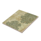 Sage Green Floral Vintag Fliese (Seite)