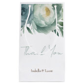 Sage Green Floral Wedding Kleine Geschenktüte (Vorderseite)