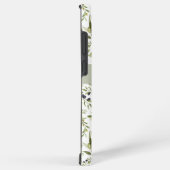 Sage Green French Country Chic Olive Name Monogram Samsung Galaxy Hülle (Rechte Seite)