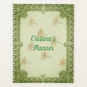Sage Green Garden Personalisiert Planer