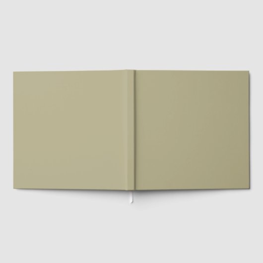 Sage Green Gästebuch (Voll)