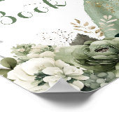 Sage Green Geometric Princess XV Años Gästebuch (Ecke)