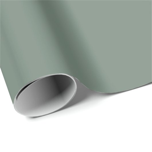 Sage Green Geschenkpapier (Rolleneckpunkt)