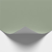 Sage Green Geschenkpapier (Ecke)