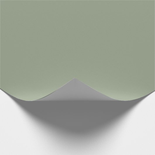 Sage Green Geschenkpapier (Ecke)