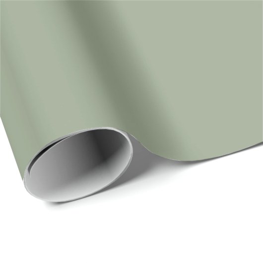 Sage Green Geschenkpapier (Rolleneckpunkt)