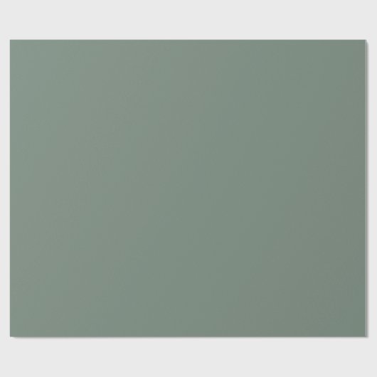Sage Green Geschenkpapier (Flach)