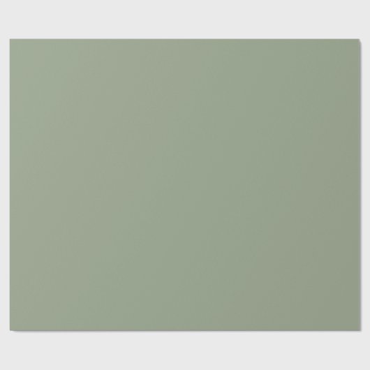 Sage Green  Geschenkpapier (Flach)
