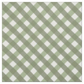 Sage Green Gingham Gemustert Stoff (Muster)
