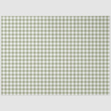 Sage Green Gingham Neutral Elegante Karos Muster