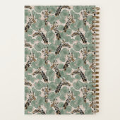 Sage Green Giraffe Tropical Botanical Notes Notizblock (Rückseite)