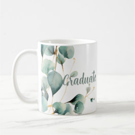 Sage Green Gold Abschluss Kaffeetasse