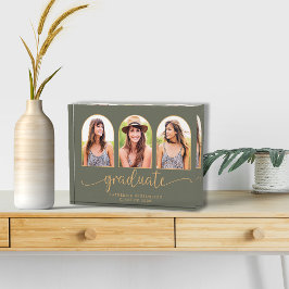 Sage Green Gold Arch Foto Abschluss