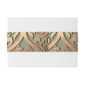 Sage Green Gold Wedding Bly Band Eleganter Luxus (Rückseitenbeispiel)