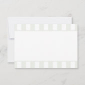 Sage Green Golf Karren Danke Karte (Rückseite)