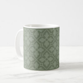 Sage Green Gothic Revival Quarto Kaffee Tasse
