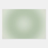 Sage Green Gradient Aura Geschenkpapier Set (Vorderseite 3)