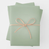 Sage Green Gradient Aura Geschenkpapier Set (Beispiel)