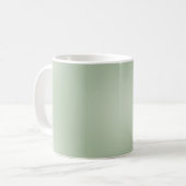 Sage Green Gradient Aura Kaffeetasse (Vorderseite Links)
