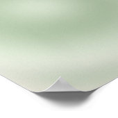 Sage Green Gradient Aura Poster (Ecke)