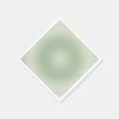 Sage Green Gradient Aura Serviette (Ecke)