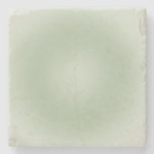 Sage Green Gradient Aura Steinuntersetzer (Vorderseite)